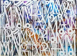 Retna Art: Calligraphic Graffiti Fusion wall art