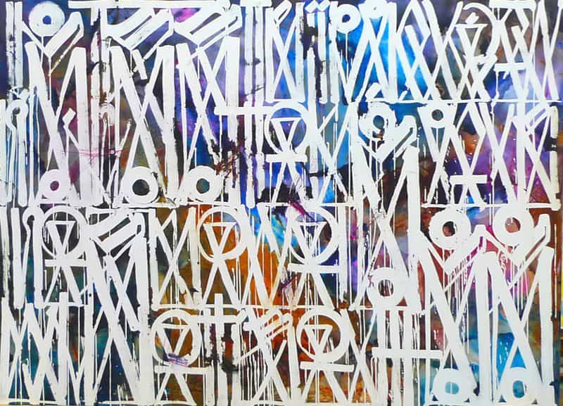 Retna Art: Calligraphic Graffiti Fusion premium reproduction