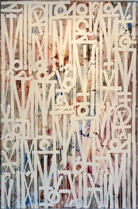Retna XVII Installation - Captivating Visionary Art premium reproduction
