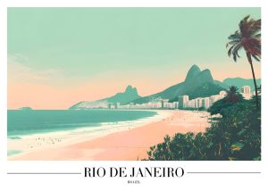 Captivating Rio: Beaches and Mountains wall art