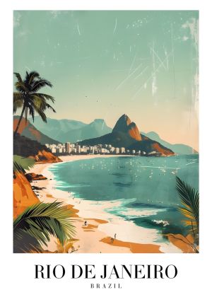 Scenic Beauty of Rio de Janeiro wall art