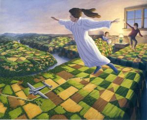 Rob Gonsalves: Bedtime Aviation wall art