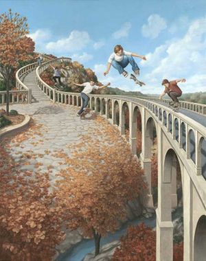 Rob Gonsalves: Big Air wall art