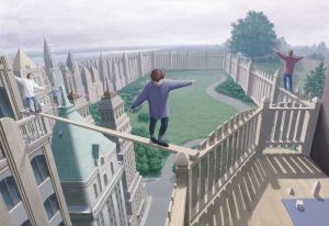 Rob Gonsalves: High Park Pickets wall art