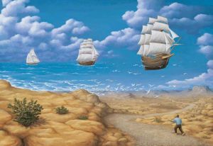 Rob Gonsalves: In Search Of Sea wall art