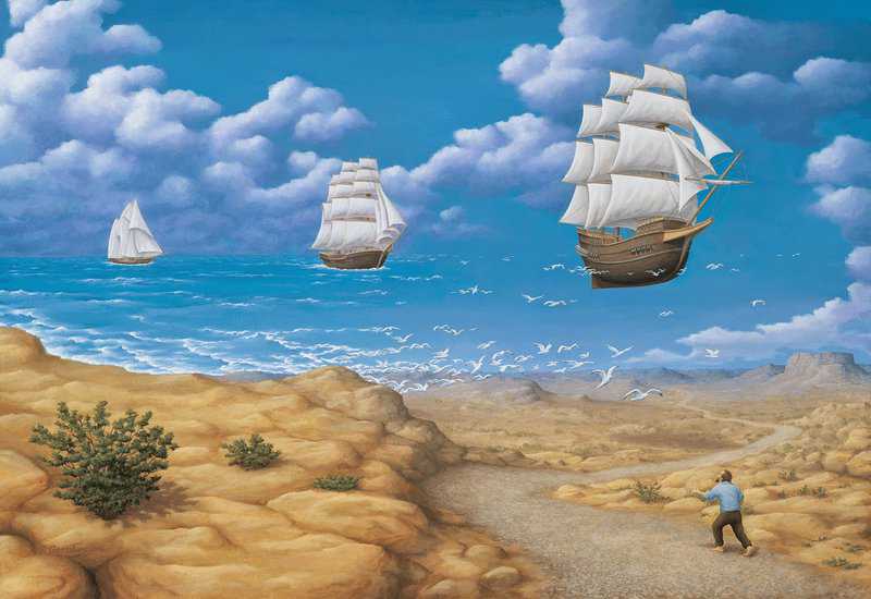 Rob Gonsalves: In Search Of Sea premium reproduction