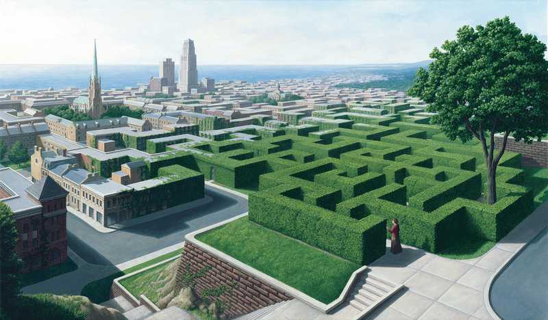 Rob Gonsalves: Into The Labyrinth premium reproduction