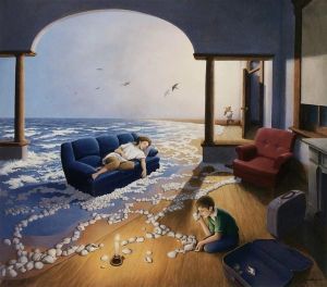 Rob Gonsalves: Making Waves wall art