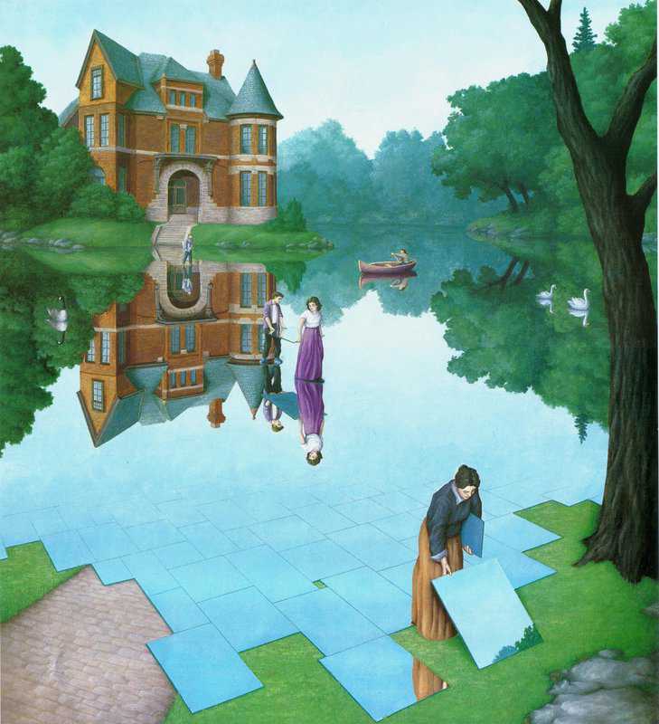 Rob Gonsalves: Reflections and Illusions premium reproduction