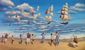 Rob Gonsalves - On The High Sea wall art