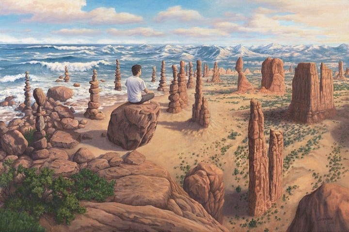 Rob Gonsalves: Pursuit Of Balance premium reproduction