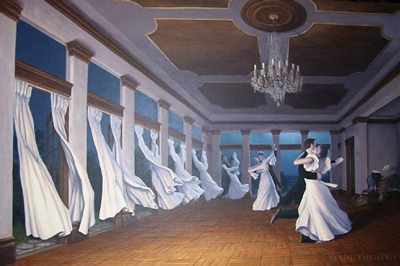 The Dancing Wind by Rob Gonsalves premium reproduction