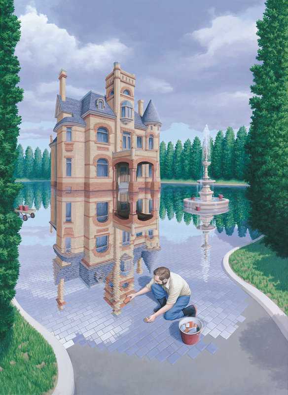 Rob Gonsalves: The Mosaic Mot premium reproduction