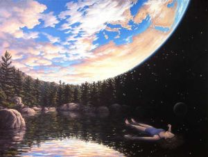Rob Gonsalves: The Phenomenon of Floating wall art