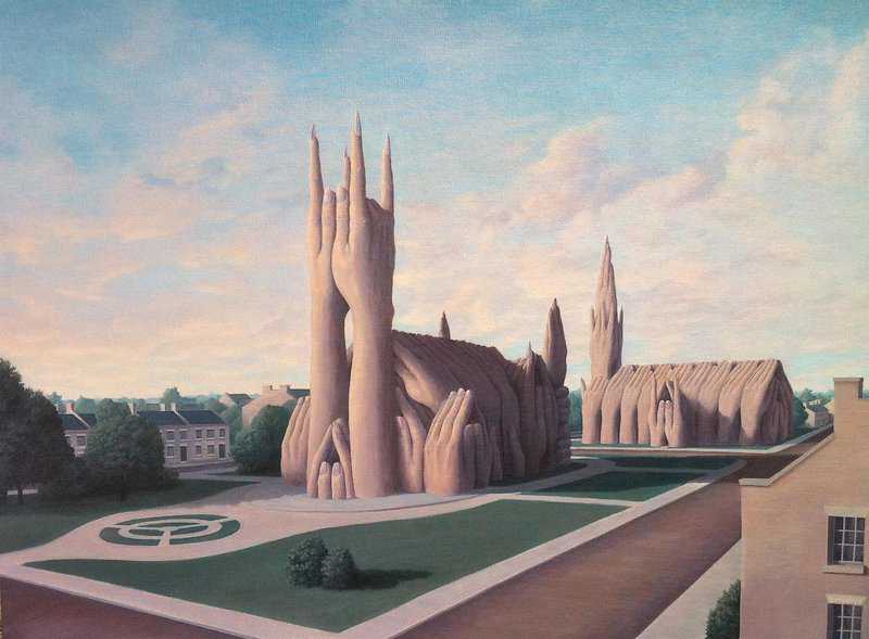 Rob Gonsalves: Enigmatic Architecture in Art premium reproduction