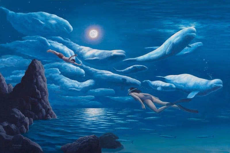 Rob Gonsalves - Union of Sea and Sky premium reproduction