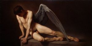 Roberto Ferri - Love Cries On The Tomb Of Psyche wall art