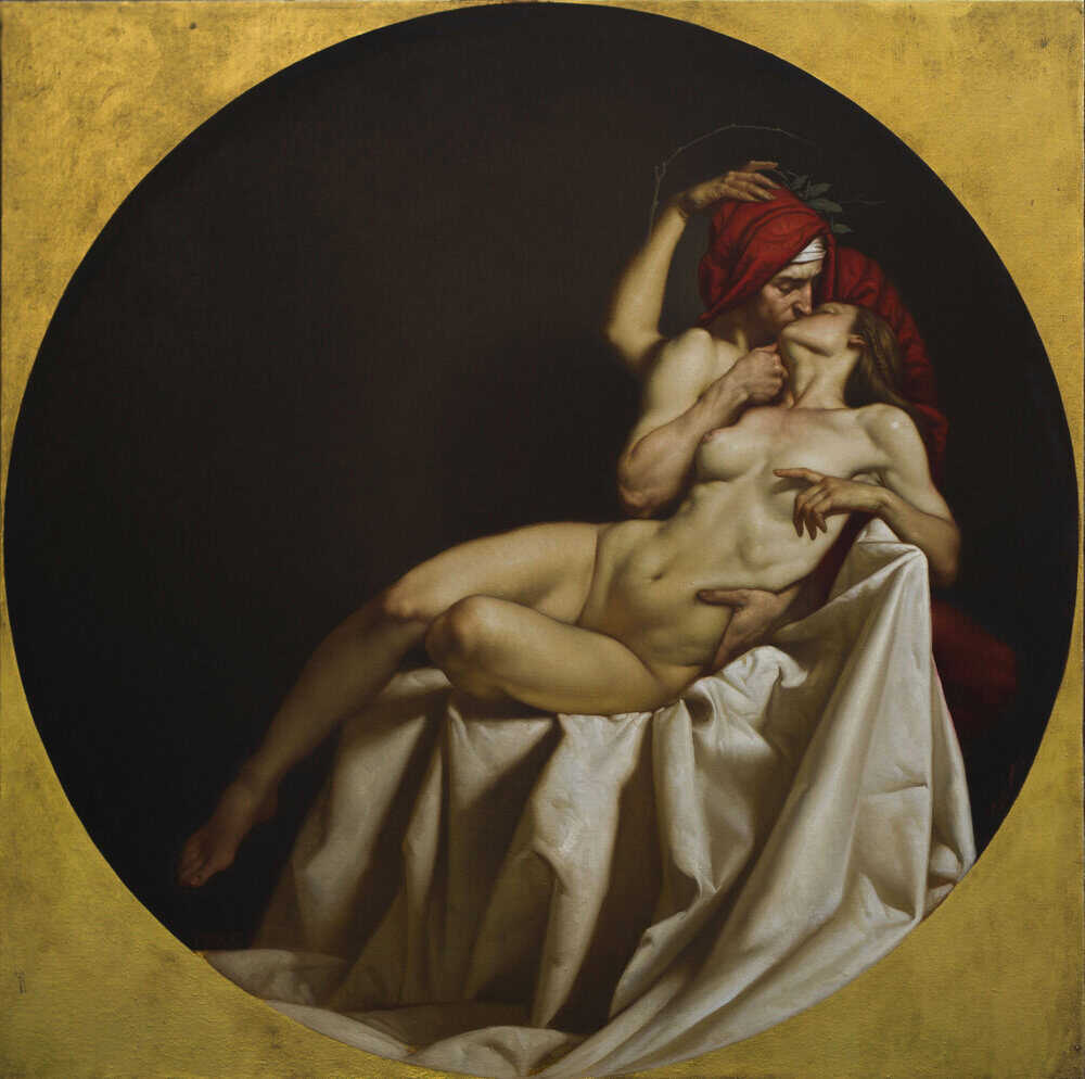 Roberto Ferri: Kiss of Dante premium reproduction