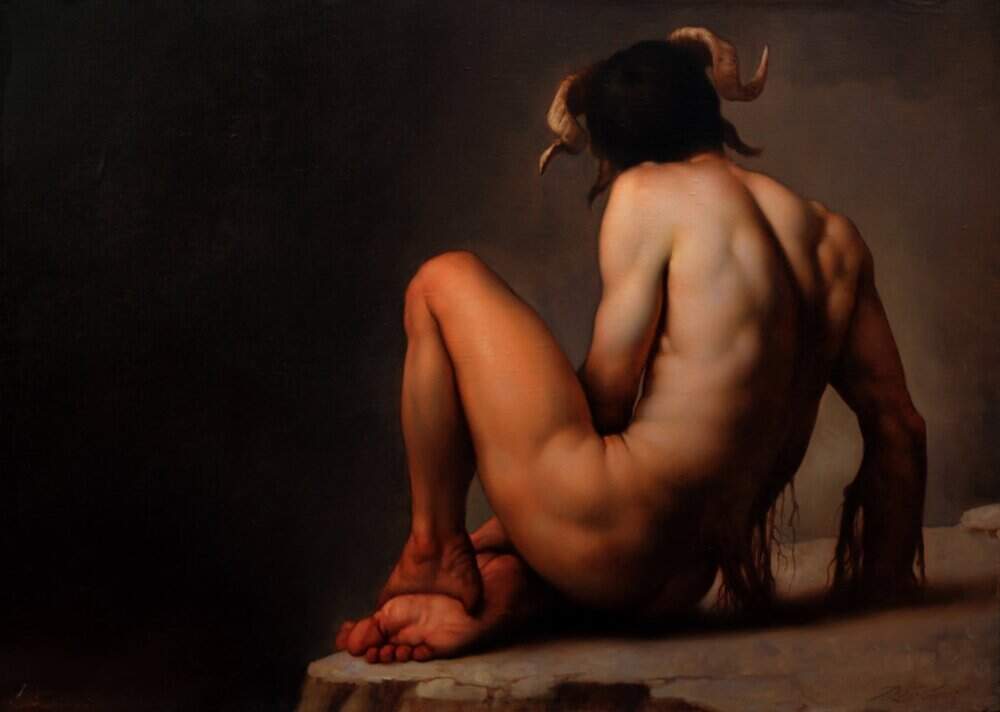 Roberto Ferri: Creatura Antica premium reproduction printed or painted