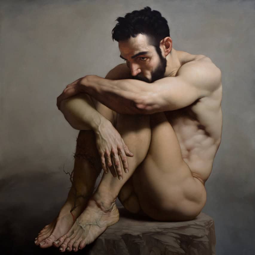 Roberto Ferri: Cupo Fuoco 3 - Gloomy Fire 3 premium reproduction printed or painted