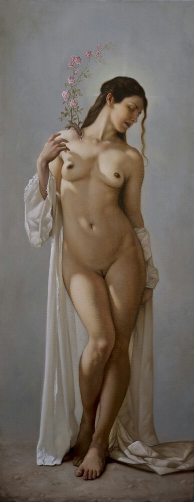 Roberto Ferri: Flora, Goddess of Flowering Plants premium reproduction printed or painted