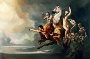 Roberto Ferri: The Knights of the Apocalypse wall art
