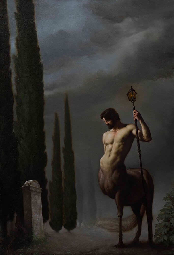 Roberto Ferri: Il Custode - The Guardian premium reproduction