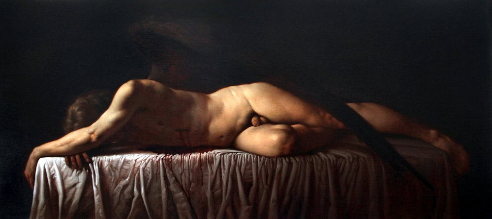 Roberto Ferri - Morte Di Amore (Death Of Love) premium reproduction printed or painted