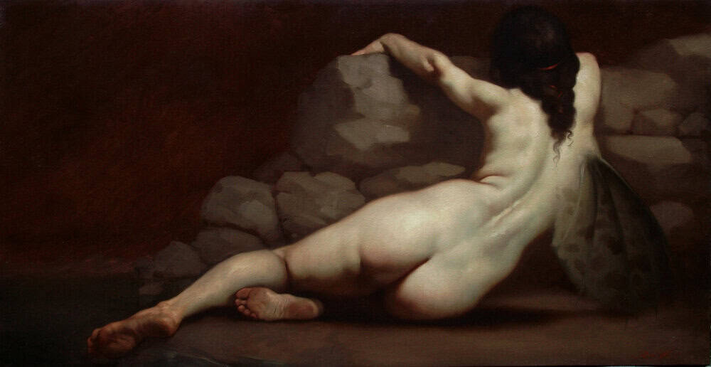 Roberto Ferri - Nereide premium reproduction printed or painted