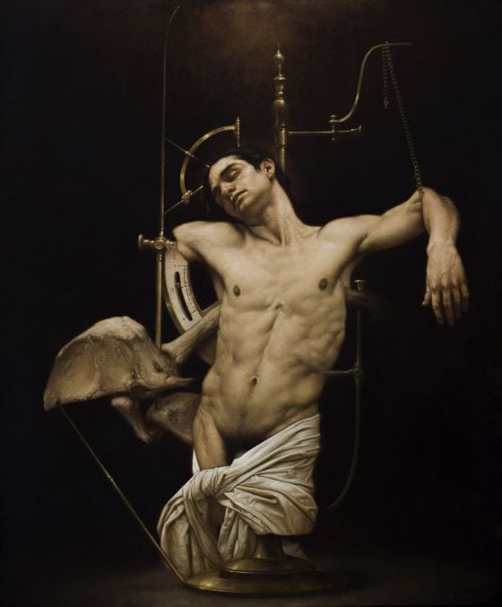 Roberto Ferri: Slave of the Shadow premium reproduction printed or painted