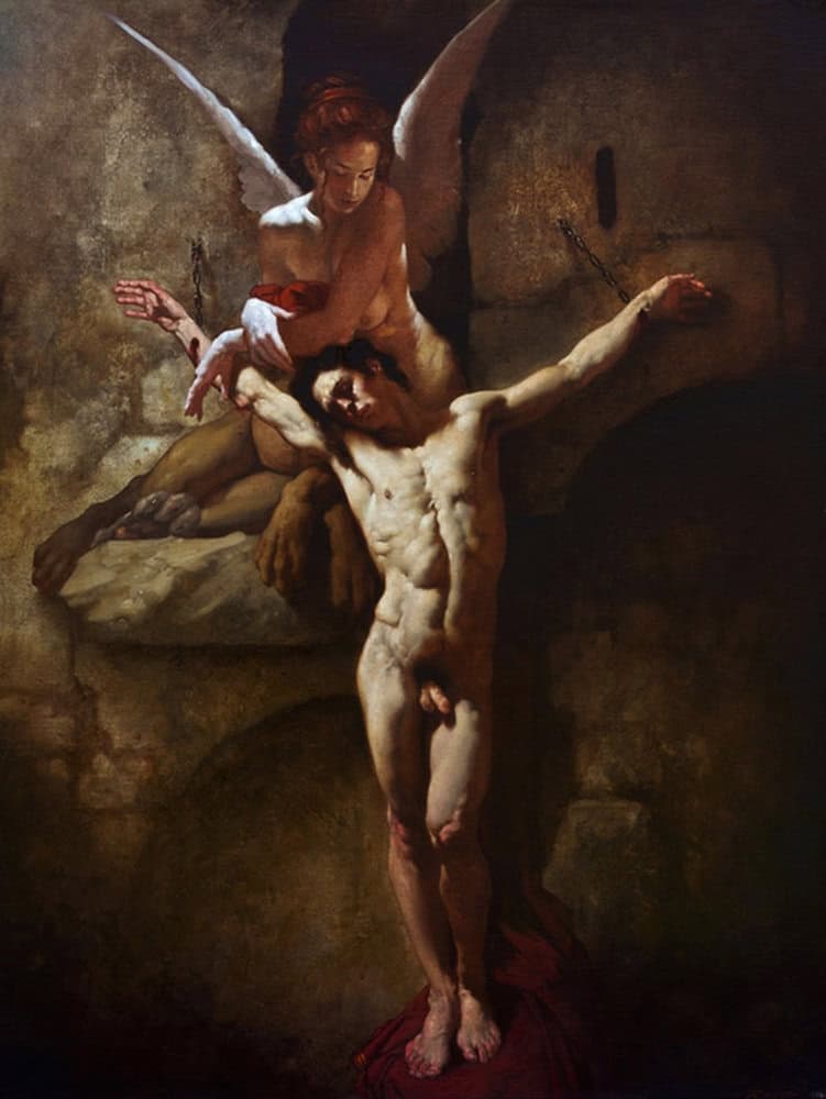 Roberto Ferri Sphinx premium reproduction printed or painted