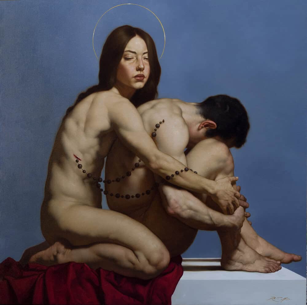 Roberto Ferri: The Awakening or Sleep of Dew premium reproduction