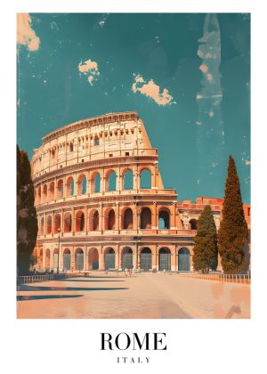 The Colosseum: Majestic Relic of Rome wall art