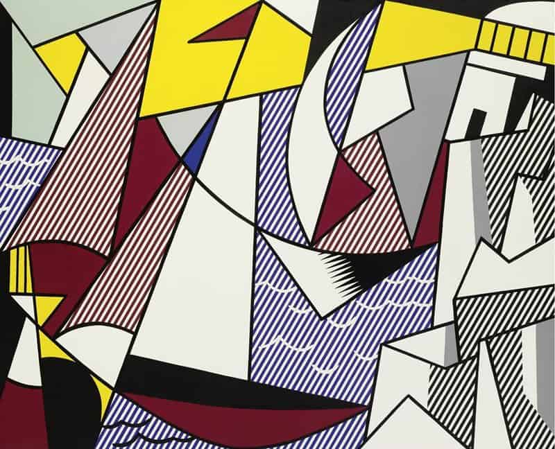Roy Lichtenstein Sailboats 1973 premium reproduction
