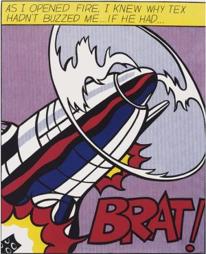 Roy Lichtenstein Triptych As I Opened Fire - Part 1 wall art