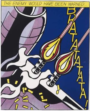 Roy Lichtenstein Triptych As I Opened Fire - Part 2 wall art