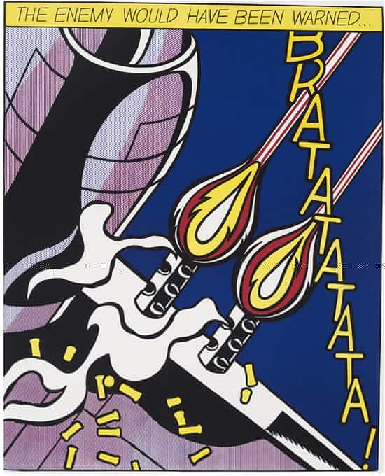 Roy Lichtenstein Triptych As I Opened Fire - Part 2 premium reproduction
