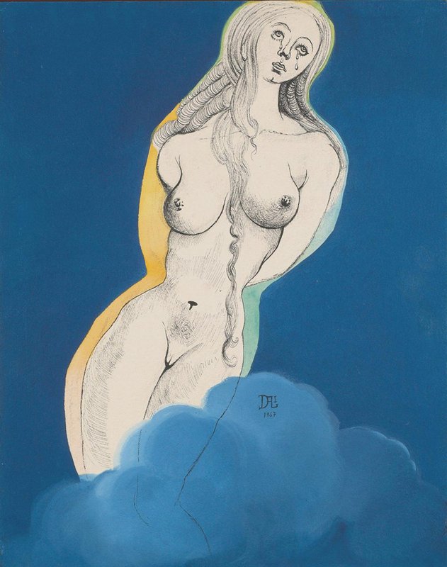 Salvador Dali: Allegory of Brave Cecilia, 1967 premium reproduction printed or painted