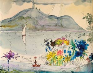 Salvador Dali's Lago De Garda, 1949 wall art