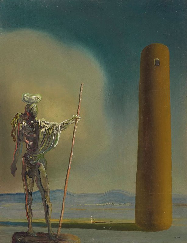 Salvador Dali: Le Cavalier La Tour, 1932 premium reproduction