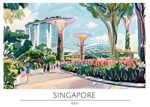 Gardens by the Bay: Singapore's Urban Oasis wall art