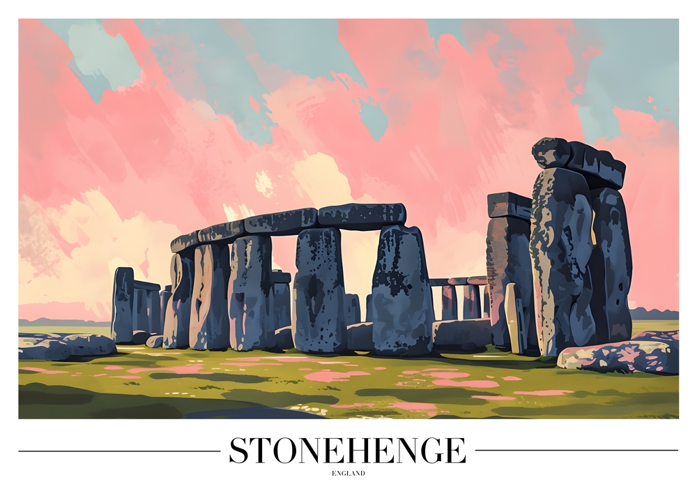 Stonehenge: Timeless Wonder of England premium reproduction