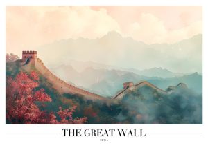 Stunning Landscape of the Great Wall of China wall art