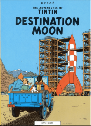 Tintin: Destination Moon by Hergé wall art