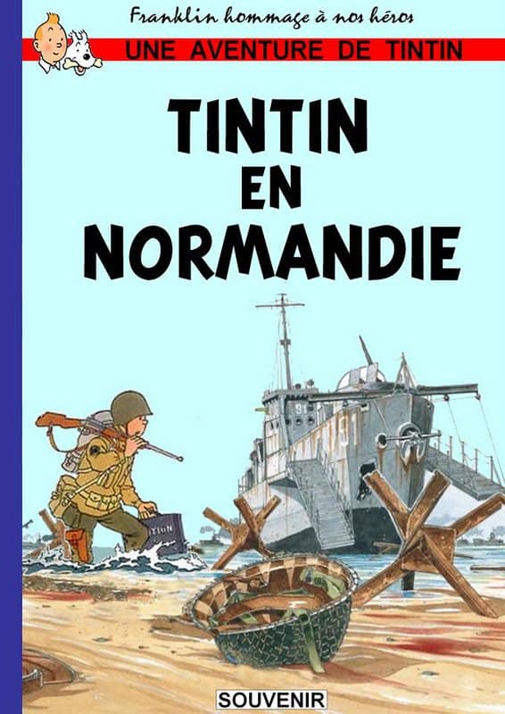 Tintin in Normandy: Tribute Edition premium reproduction