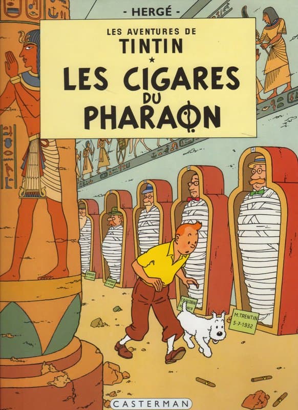 Tintin: Cigars of the Pharaoh - Classic Adventure premium reproduction