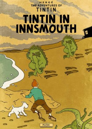 Tintin in Innsmouth by Muzski wall art