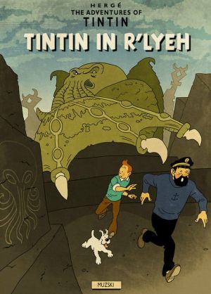 Tintin's Mythical Adventure in R'lyeh wall art