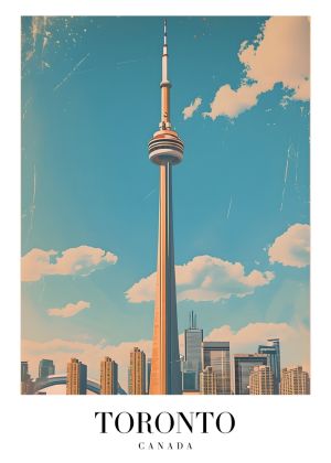 Iconic CN Tower, Toronto Skyline wall art