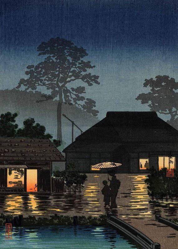 Tsuchiya Koitsu: Long Spell Of Rain premium reproduction
